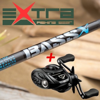 Combo Bass Fishing Casting