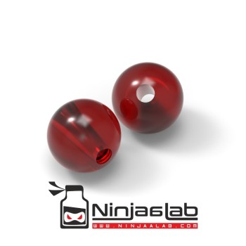 Palline Plastica Rosso Rubino