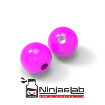 Palline Plastica Rosa Fluo