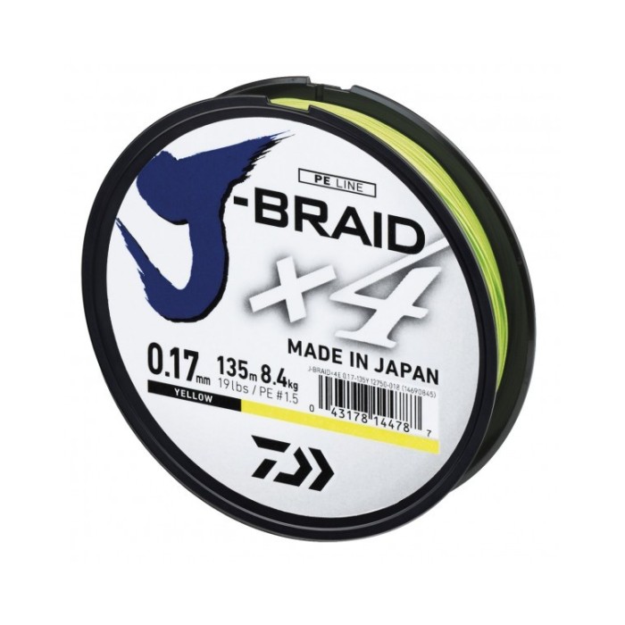 Filo Trecciato Daiwa J-Braid X4