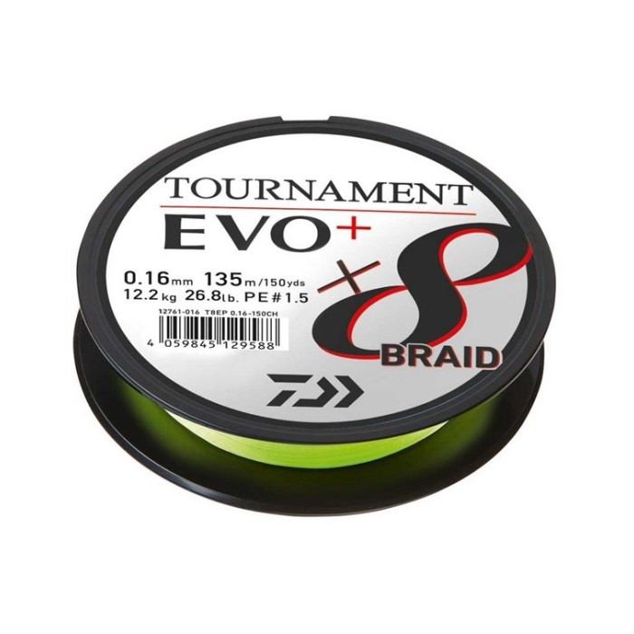 Filo Trecciato Daiwa Tournament X8 Braid EVO