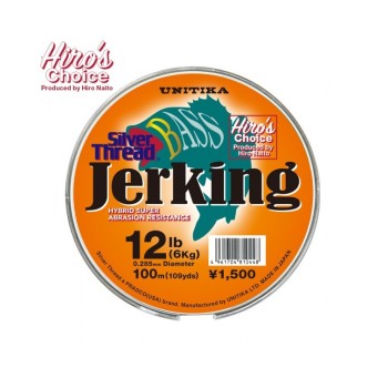 Filo Nylon Unitika Silver Thread Bass Jerking