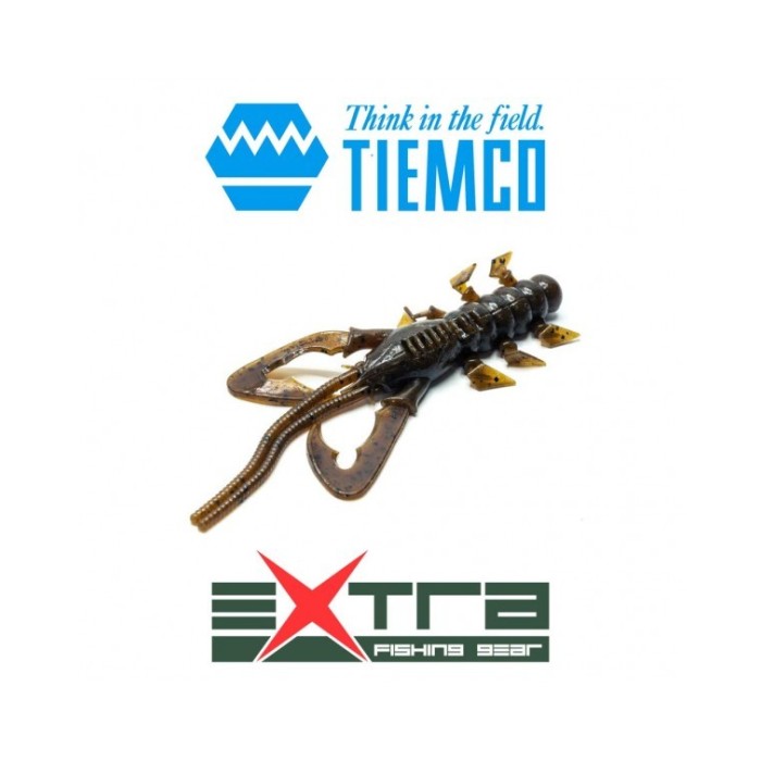 Soft Bait Tiemco Locoism Black Out Craw