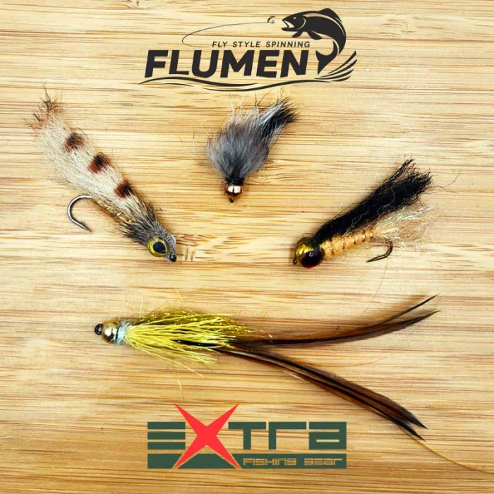Flumen Kit Spinfly Streamer – Natural Action Series