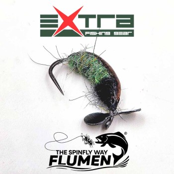 Flumen Hydropsyche Larva by The Spinfly Way - Spinnymph