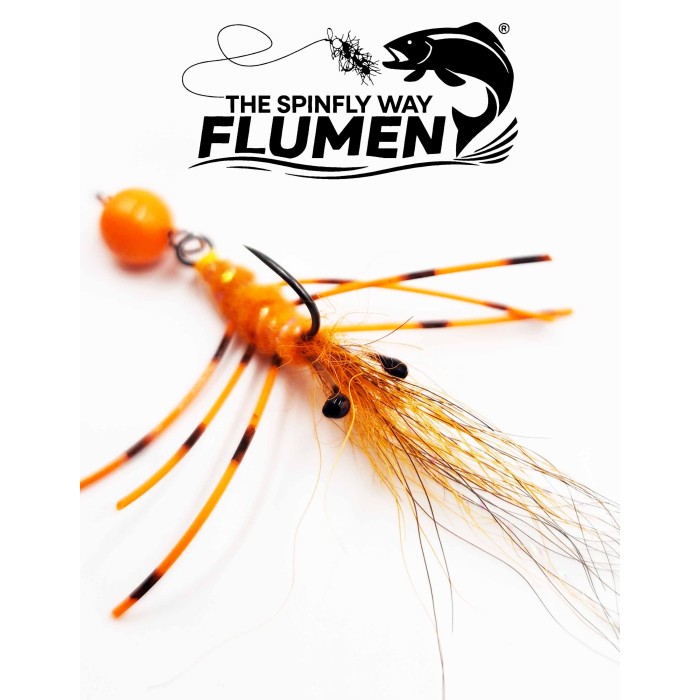 Flumen Flex Shrimp by The Spinfly Way – Flex Stream