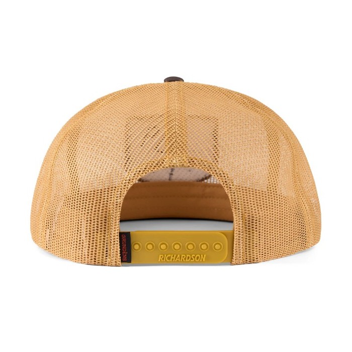 Grundéns Trout Patch Trucker Whiskey Brown – Cappellino Pesca Trota
