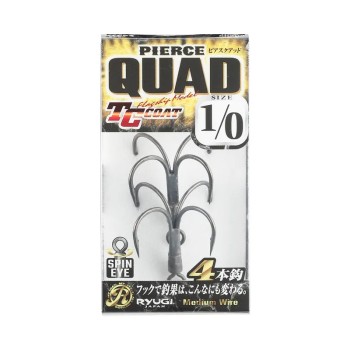Ryugi Japan Pierce Quad Hook – Ancorina 4 Rebbi per Hard Bait