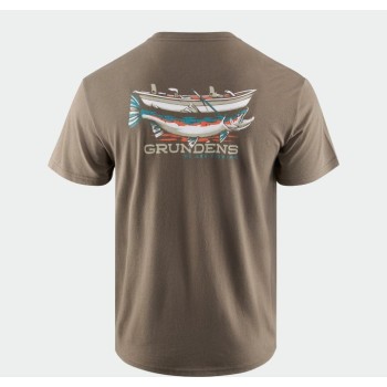 Grundens Drift Boat SS T-Shirt Otter