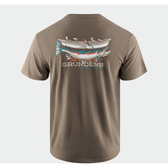 Grundens Drift Boat SS T-Shirt Otter